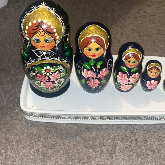 Vintage Russian Nesting Dolls Matryoshka Dolls - Picture 4 of 5